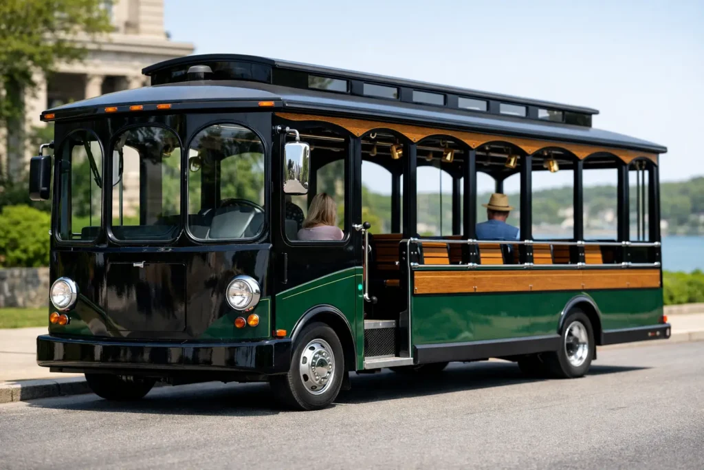 What Is a Trackless Trolley? A Better Way to Tour