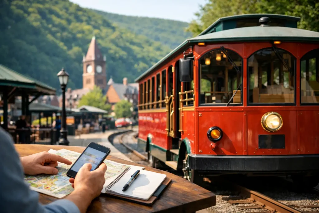 Trolley Reservation Steps for a Great Jim Thorpe Day