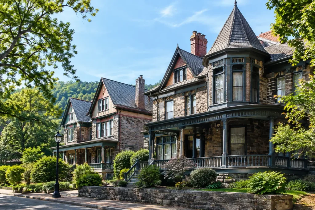 Jim Thorpe Mansions Worth Seeing From the Street